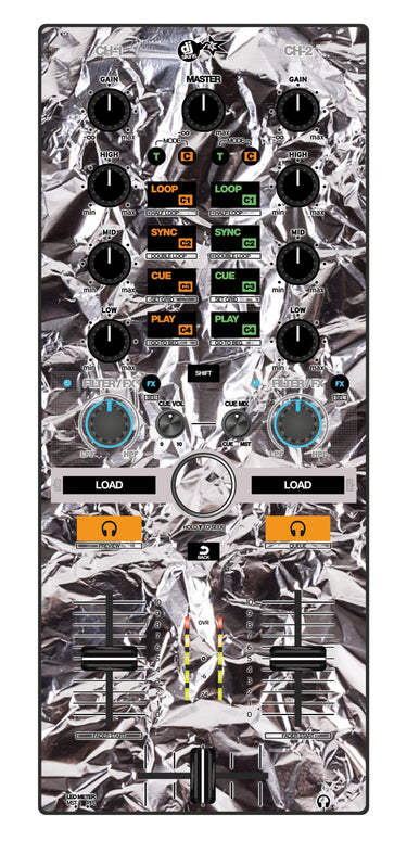 Reloop Mixtour Skin Silvercrush